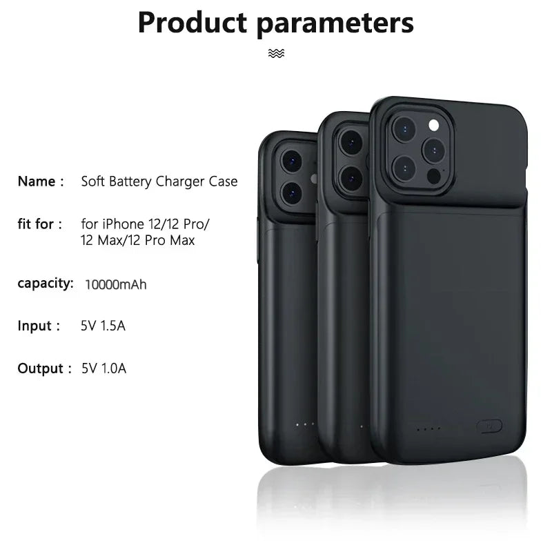 Tempus Power Guard - 10000mAh Battery Case For iPhone