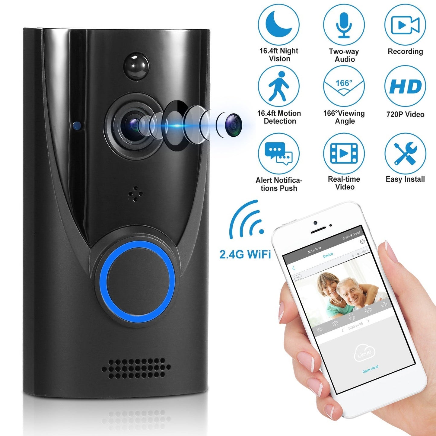 SecurePro Wireless Video Doorbell