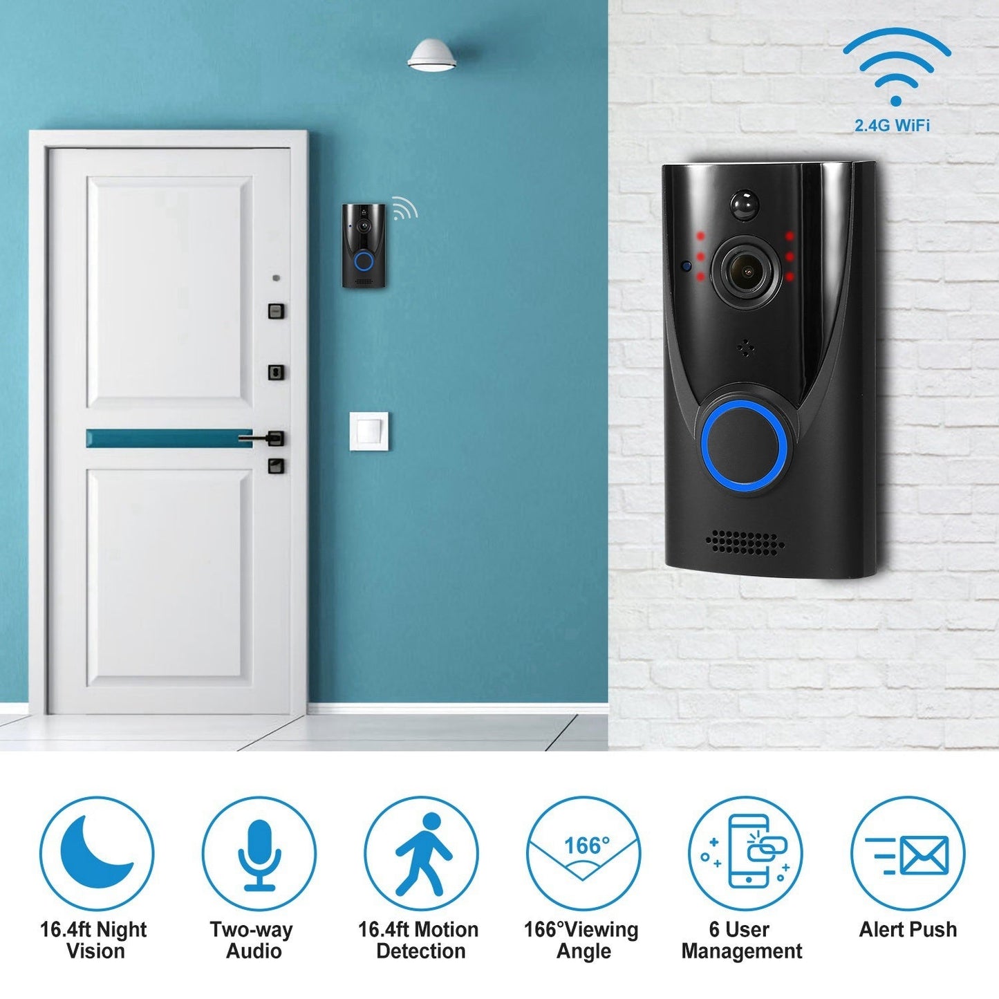 SecurePro Wireless Video Doorbell