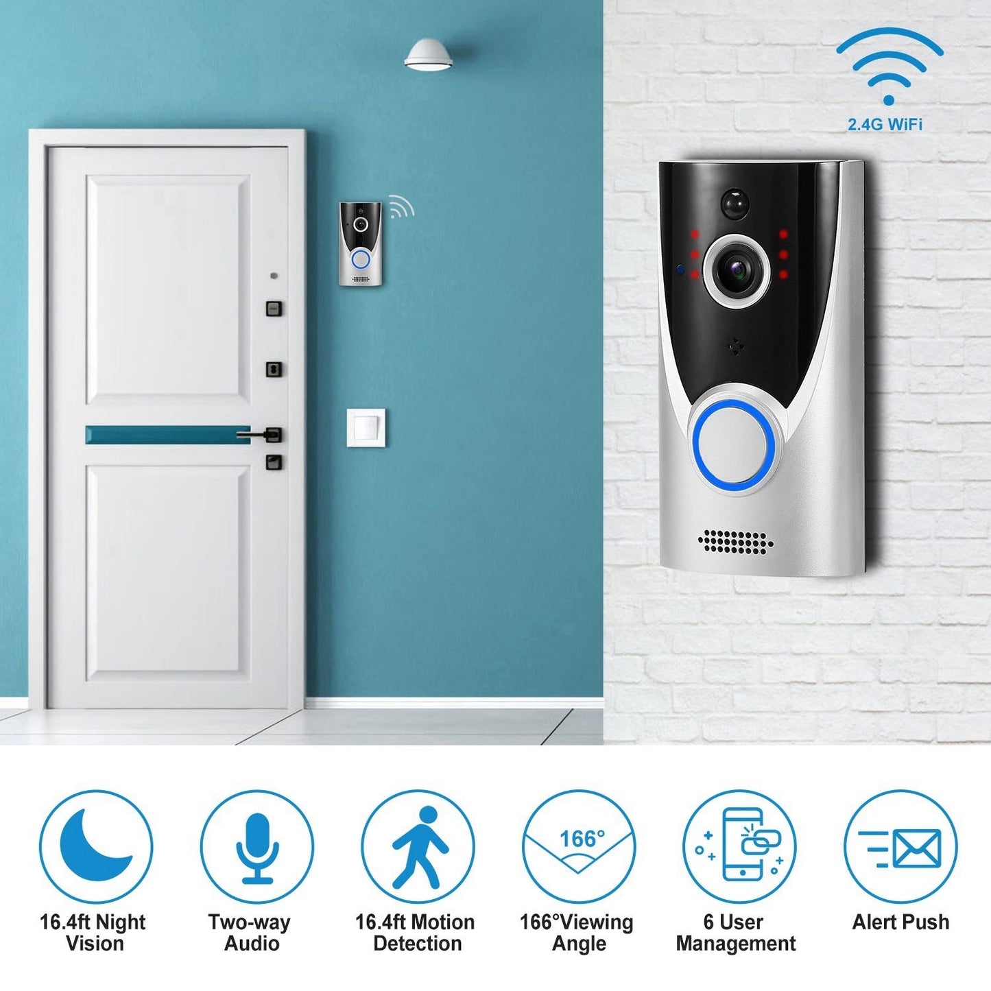 SecurePro Wireless Video Doorbell