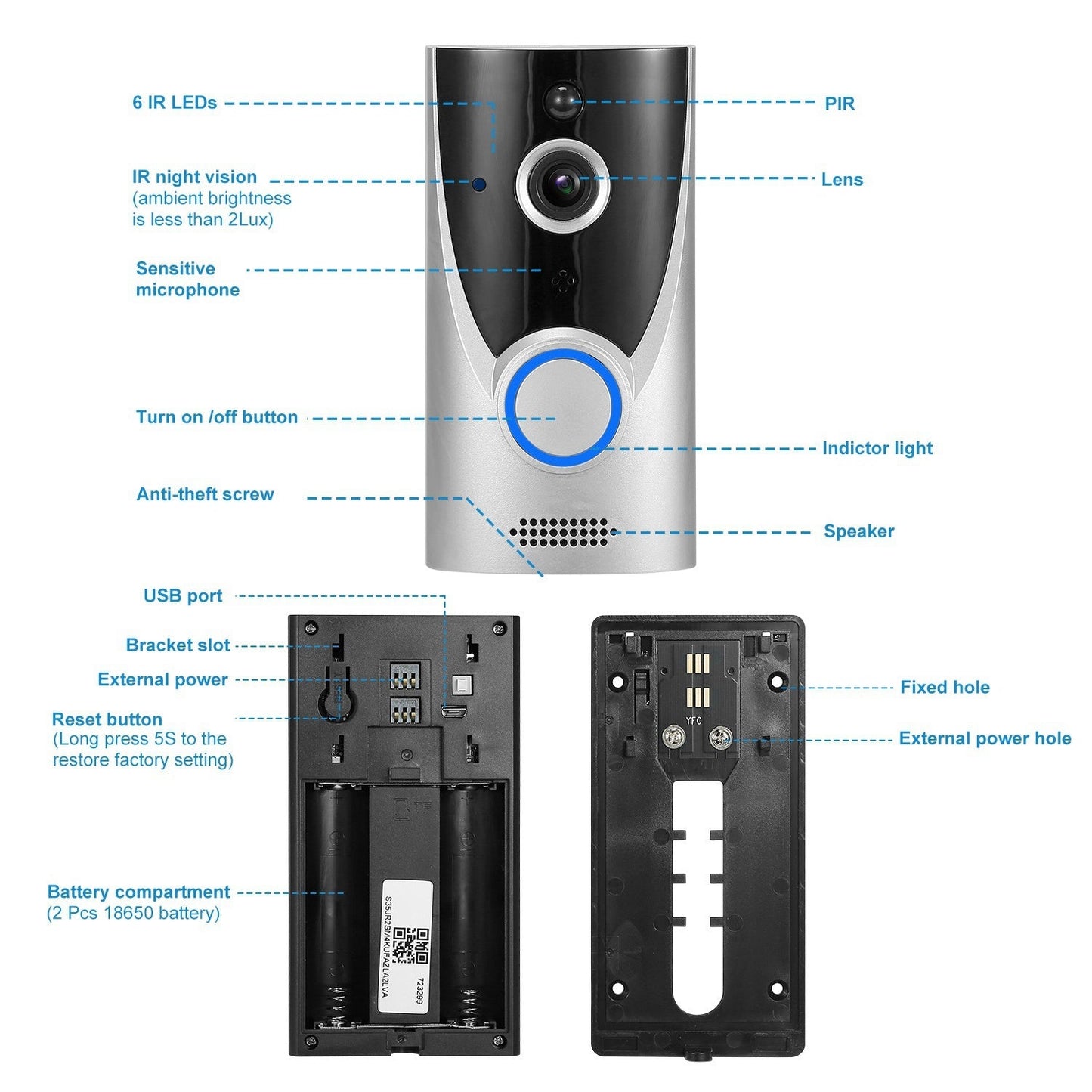 SecurePro Wireless Video Doorbell