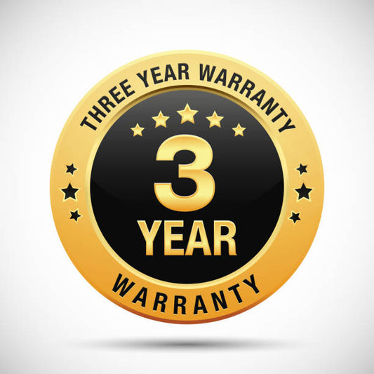 3-Year Replacement Warranty